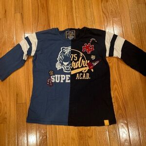 Super dry Split T Shirt 3/4 Sleeve